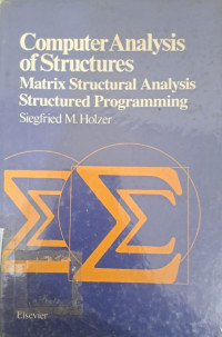 Image of Computer Analysis Of Structures
